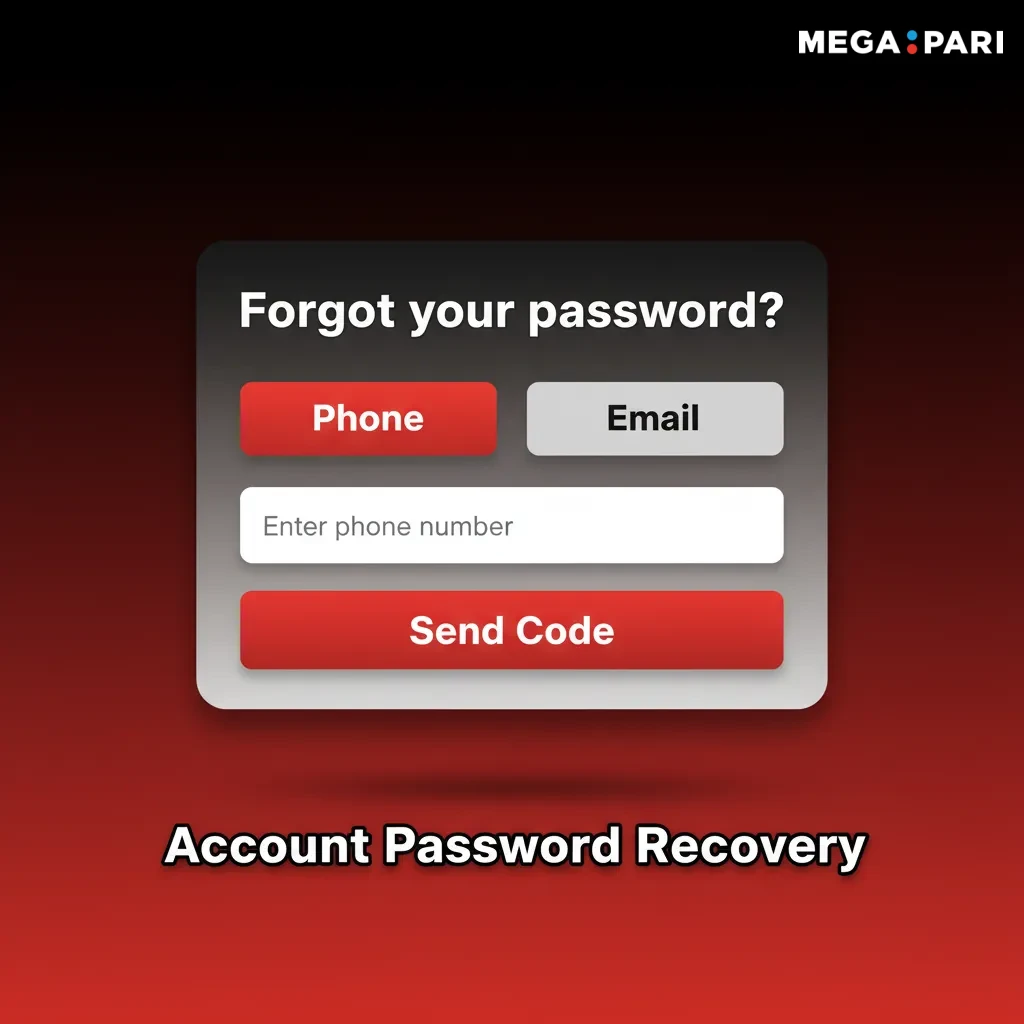 Account password recovery: Forgot Password, choose email/SMS, verify, reset, then re-login; contact support if no access.