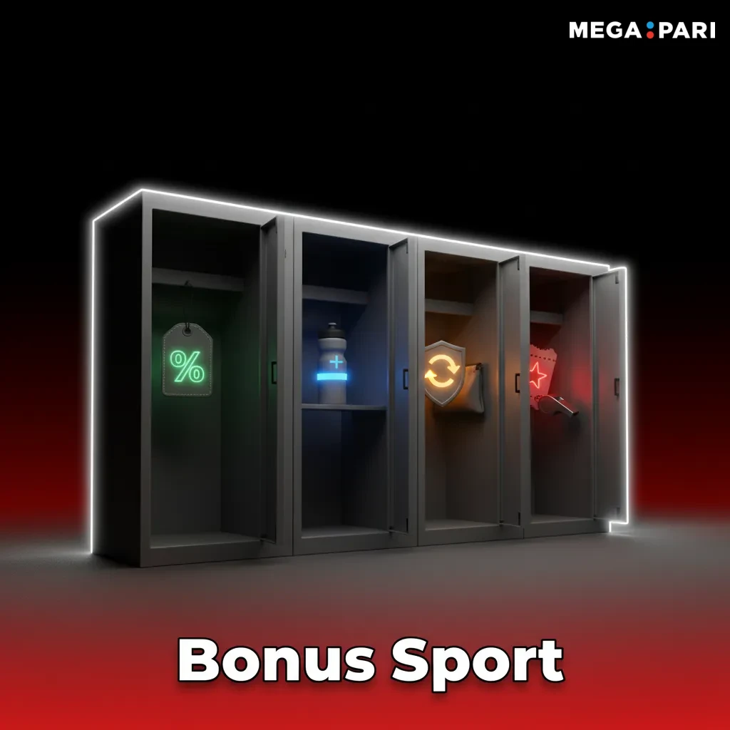 Infographie Bonus Sport au Cameroun: bonus 2 dépôts, freebet 1er dépôt, boost combinés, cashback hebdo.