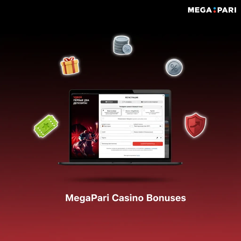 MegaPari Casino Bonuses: Weekly reload, daily free spins, live cashback, Drops & Wins, provider reload, lottery tickets.