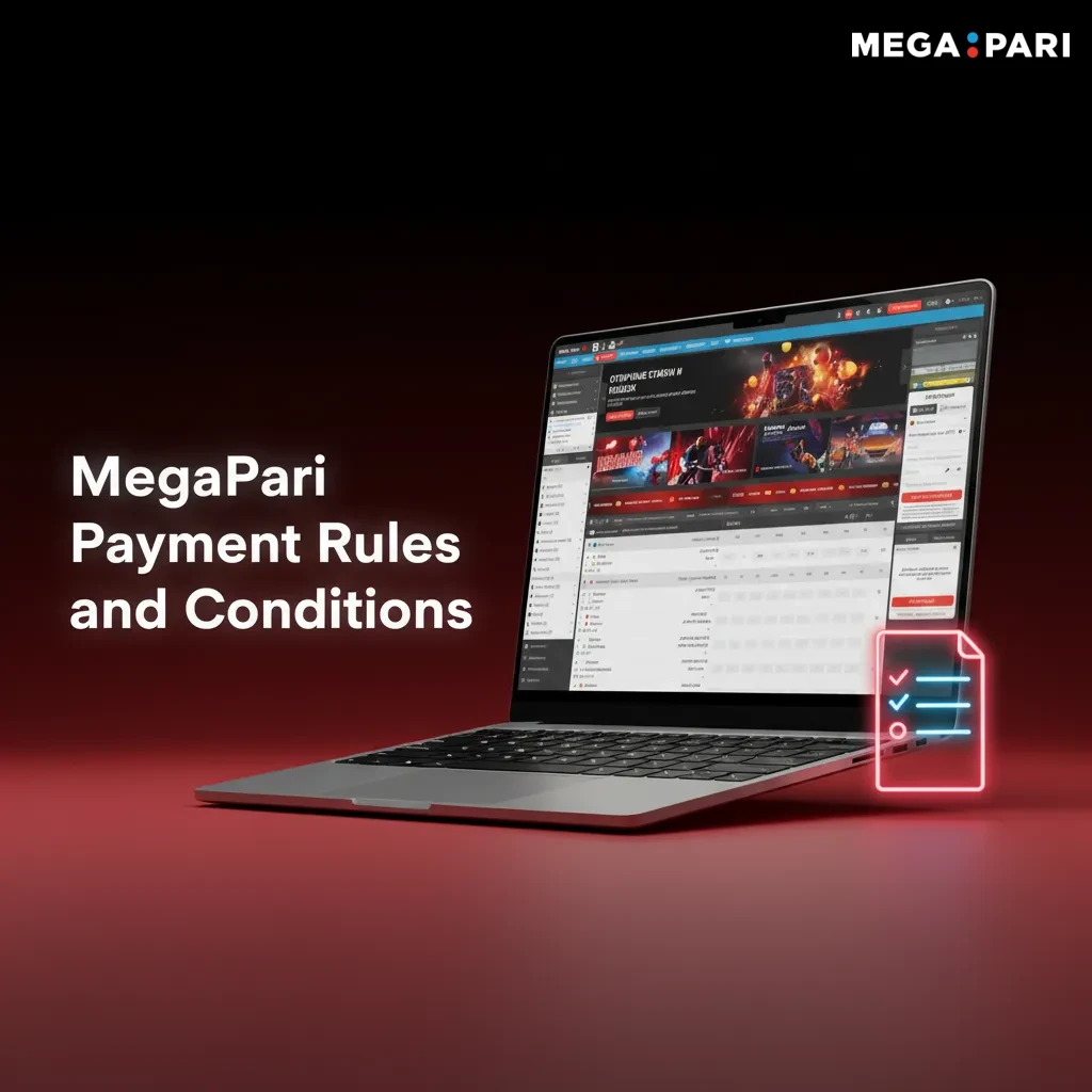 MegaPari India payment rules: name match, same-method withdrawals, KYC PAN/Aadhaar, 1x turnover, bonus wagering applies.