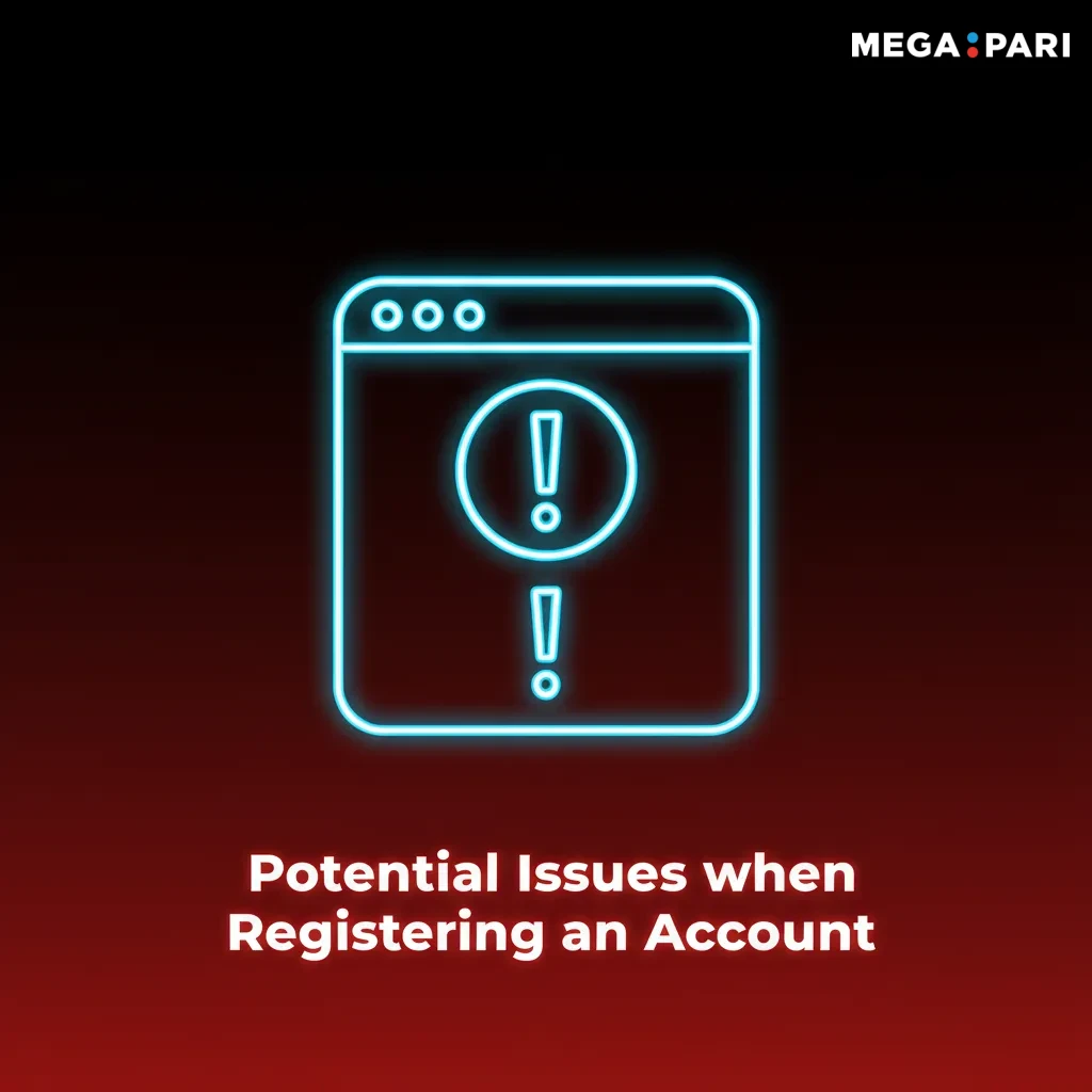 List of registration issues and fixes: OTP not received, expired email link, ID rejected, duplicate account, address mismatch