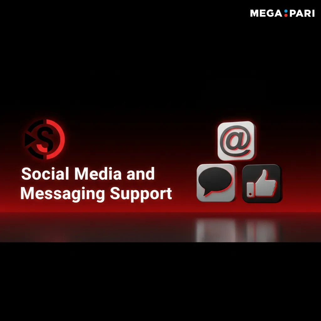 Graphic of WhatsApp, Telegram, Messenger, and X support with safety tips: use official links; replies in 15–60 minutes.