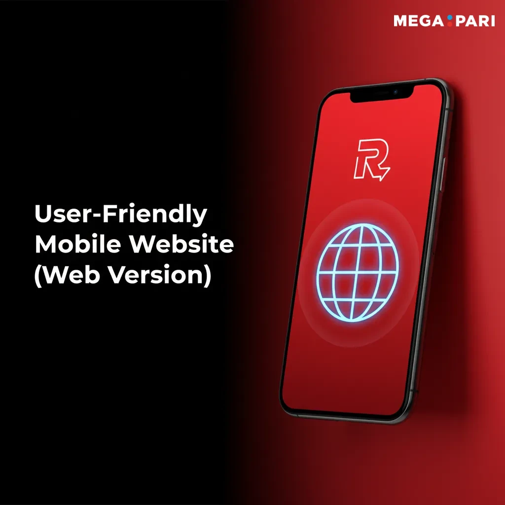 Mobile web platform for casino, live tables, and sports betting; fast, responsive, no download; works on Android and iOS.
