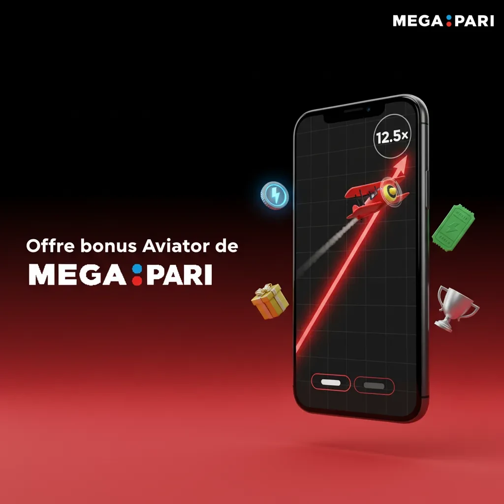 Bannière MegaPari Aviator: bonus 100% jusqu’à 862 149 XOF + 150 tours gratuits, pack sport et pari gratuit au 1er dépôt.