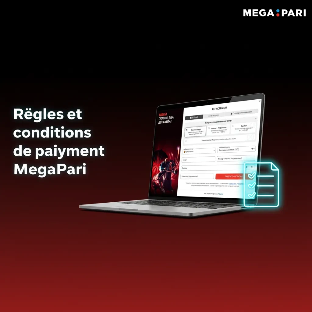 Infographie MegaPari: règles dépôts/retraits au Cameroun—titulaire identique, même méthode, KYC, limites, bonus
