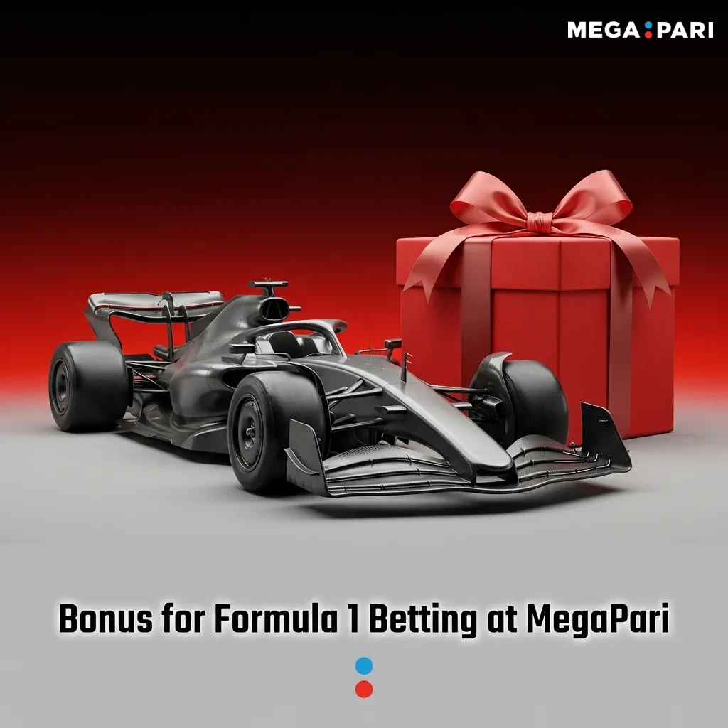 MegaPari Formula 1 betting bonus offering 100% match up to KES 15,000 for new users with 5x wagering requirement