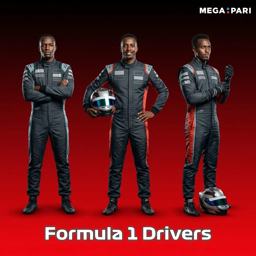 2025 Formula 1 drivers from 10 teams with championship odds displayed in a table format