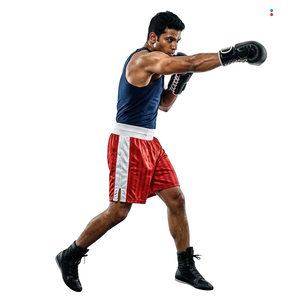 MMA fighters in octagon with MegaPari betting interface showing UFC and Bellator odds for Indian bettors