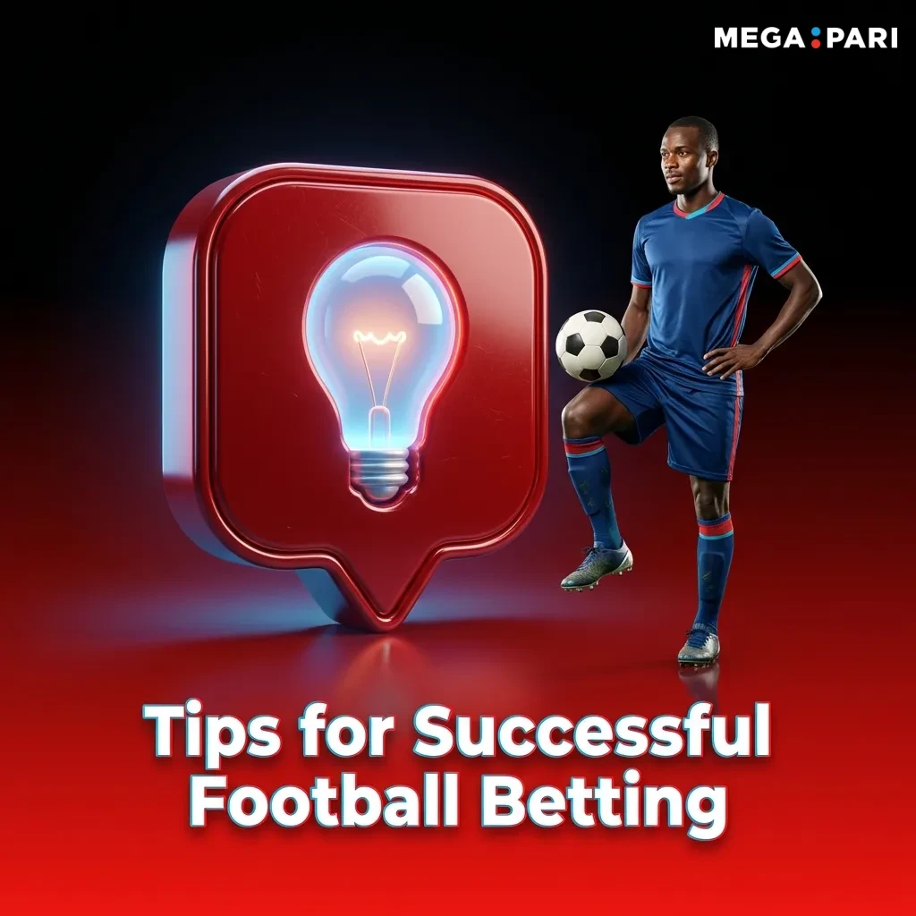 Football betting tips guide showing strategy elements like team stats, bankroll management, and analytical approach
