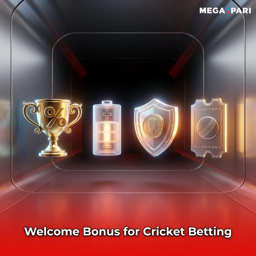 Cricket betting welcome bonus offer showing deposit amounts and free bet promotions for new users in BDT currency